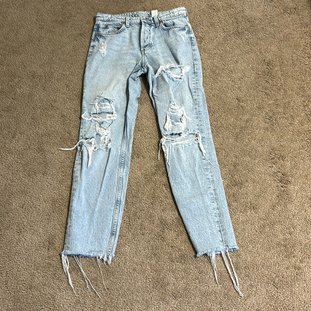 & denim jeans in very good condition ripped jeans